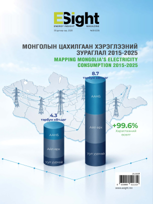 Монголын цахилгаан хэрэглээний зураглал 2015-2025